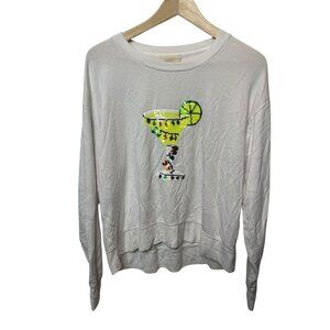 🍸 Cynthia Rowley Margarita Sequin Sweatshirt